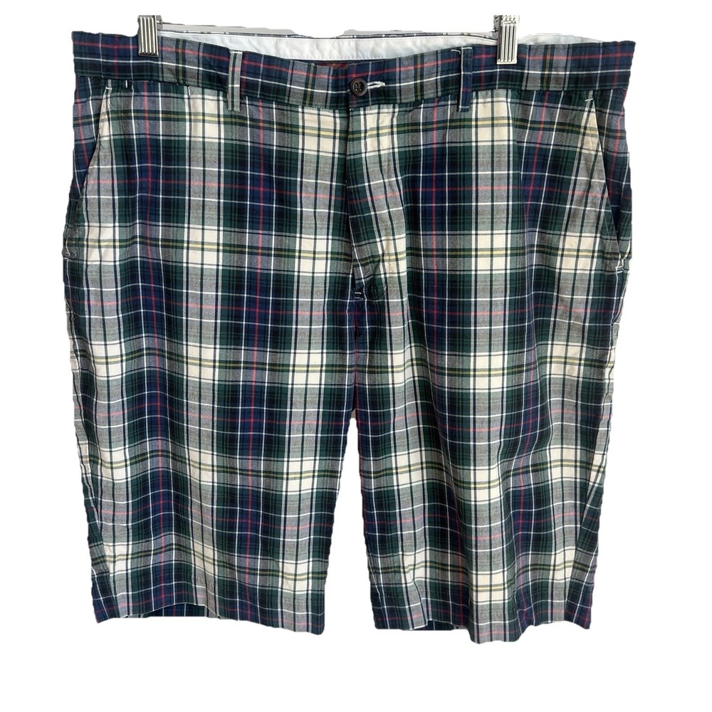 Vintage POLO Ralph Lauren Shorts Men 38 Classic Plaid Preppy Golf Old Money 90s